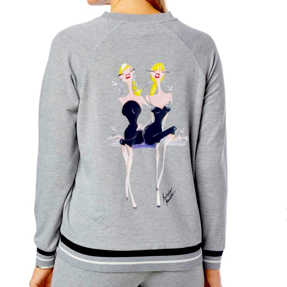 Badgley Mischka French Terry Pullover